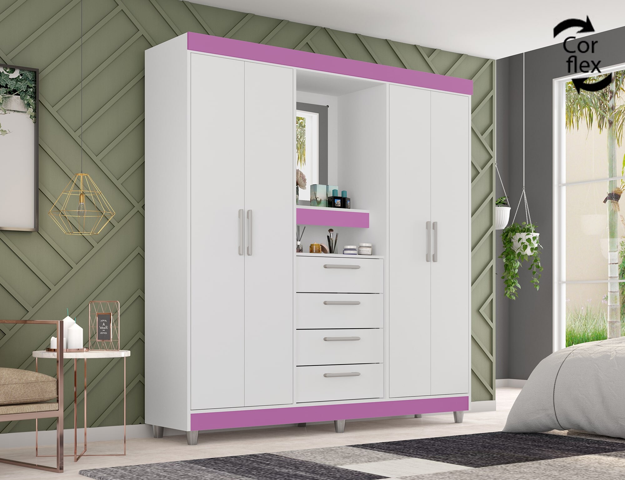 Guarda-Roupa Araplac 2218 - detalhe 2