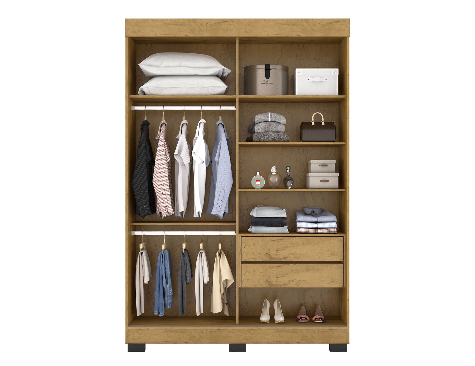 Guarda-roupa ECOR25022 Araplac — detalhe